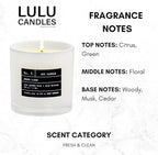 Lulu Candles | Fresh Linen | Luxury Scented Soy Jar Candle | Hand Poured in The - Image 2