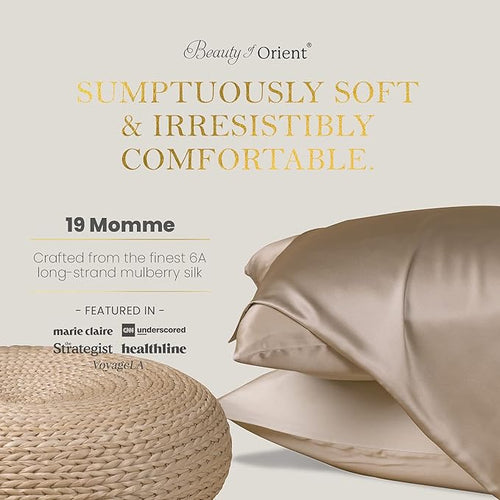 19 Momme Premium Mulberry Silk Pillowcase - Image 2