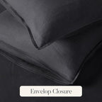 DAPU 100% Linen Duvet Cover, Pure Natural French Flax Linen - Image 5