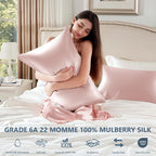 Silk Pillow Cases King Size 100% Mulberry Silk Pillowcase - Image 6