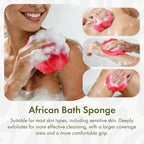 Bathway Loofah Bath Sponge, 2 Pack African Net Sponge Authentic, Exfoliating - Image 5