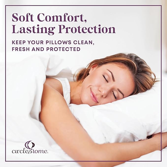 CirclesHome Pillow Protectors Single Pack Toddler Zippered - Image 7