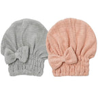 M-bestl Microfiber Hair Towel, Hair Towel Cap, Absorbent Hair Turban Towel - Image 2