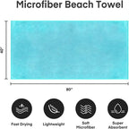 JML Microfiber Bath Sheet Towels - Image 4