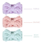 3 Pieces Wash Face Headband Makeup Spa Headband Towel Terry Hair Bands - Image 2