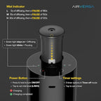 Airversa Waterless Diffuser for Essential Oil, Car Diffsuer, Battery Operated - Image 5