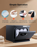 VEVOR Hot Towel Warmer, 8L Small Towel Warmer Cabinet - Image 5