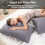 Pillowcases King Size 2 Pack, Cooling Viscose from Bamboo Pillow Cases - Image 5