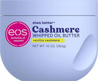 eos Cashmere Whipped Oil Body Butter, Vanilla Cashmere, 72 Hour Weightless by eosproducts