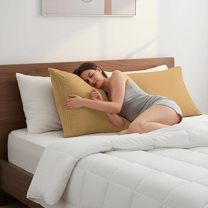 Elegant Comfort Luxury Ultra-Soft 1-Piece Body Pillowcase - Image 4