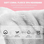 WSYUB Spa Headband, Fluffy Makeup Headbands, Slumber Party Supplies, Facial - Image 3