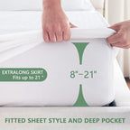Premium Waterproof Mattress Protector Queen Size, Breathable Bed Cover 3D Air - Image 4