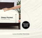 Royale Linens Fitted Sheet Full - Image 3
