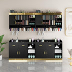Salon Storage Cabinet Barber Station, Free Standing Hair Styling Station - Image 7
