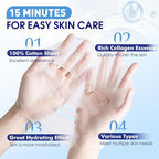 KONEUK 9 Pack Hydrating Face Masks Skincare, Bulk Sheet Face Mask - Image 2