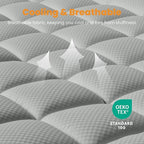 MATBEBY Twin Size Mattress Pad - Image 2