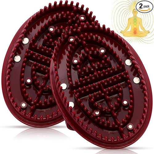 2 Pcs Meridian Massage Brush Magnetic Full Body Meridian Brush Beauty Salon by Unknown