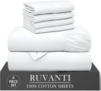RUVANTI 6 Pcs Cotton Sheets by Ruvanti