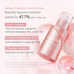 medicube Exosome Shot PDRN Pink Collagen 7, 500 PPM Spicule Facial Serum | - Image 3