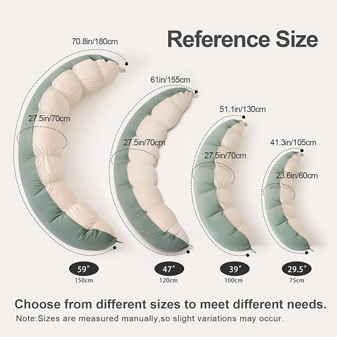 Peallow – Long Round Body Pillow - Image 2
