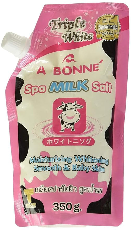A Bonne Spa Milk Salt Moisturizes Whitens and Softens Skin 350g by Unknown