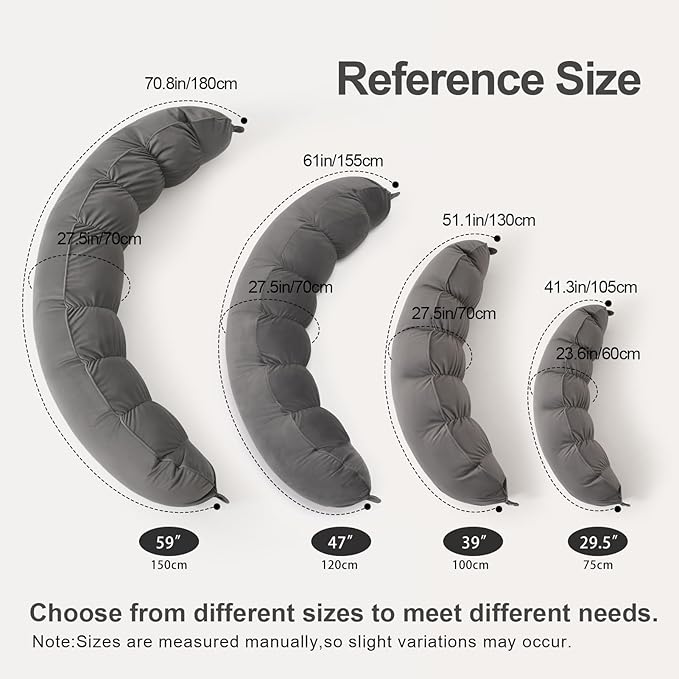 Peallow – Long Round Body Pillow - Image 2