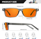 ANYLUV Blue Light Glasses Men Woman, Eye Strain Relief Eye Protection - Image 4