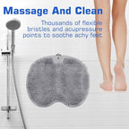 Shower Foot Scrubber Mat Back Washer Exfoliating Bath Wash Pad Wall Mounted - Image 6