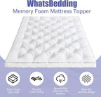 WhatsBedding 4 Inch Memory Foam Mattress Topper Twin - Image 4
