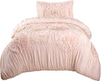 Lush Decor Serena Comforter Set, 2 Piece Set, Twin XL, Blush - Image 7