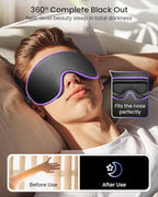 WAOAW Sleep Mask for Men Women: Blackout Eye Masks for Sleep - Image 3