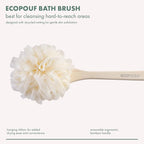 EcoTools EcoPouf Bath Brush, Loofah Brush - Image 2