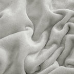 BEDELITE Flannel Sheets Twin Size Light Grey - Image 5