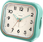 Tinload 4.3" Vintage Retro Analog Alarm Clock, Super Silent Non Ticking Clock - Image 2