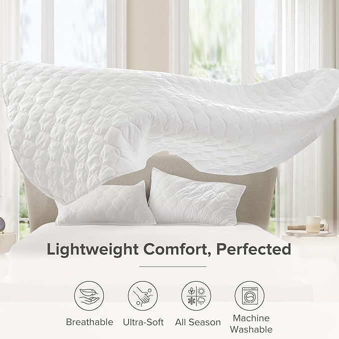 Comfort Spaces King Quilt Set Modern Reversible Ogee Coverlet King Bedding Set - Image 3
