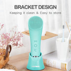 PRITECH Silicone Face Scrubber, Rechargeable Facial Cleansing Brush - Image 9
