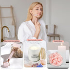 my novel things Birthday Gifts for Women, Spa Robe and Slippers Set, Bathrobe - Image 4