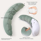 Peallow – Long Round Body Pillow - Image 3