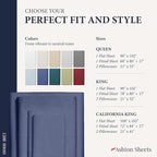 100% Egyptian Cotton Queen Size Sheets Set - Image 8