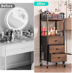 HapiRm Rolling Makeup Cart Organizer - Image 3