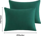 NTBAY Standard Pillow Cases Set of 2, 2 Pack Brushed Microfiber 20x26 Pillow - Image 3
