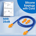 AZEN 55 Pairs Silicone Ear Plugs, Reusable Earplugs - Image 3