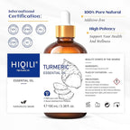 HIQILI 100ML Turmeric Oil for Face Skin Care, Aromatherapy, 100% Pure, Use - Image 7