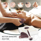 Jade Roller for Face, Facial Roller Massager Skin Care Tool, Gua Sha Facial - Image 6