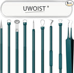 Blackhead Remover Tools Pimple Popper Tool Kit Comedones Extractor Acne Removal by UWOIST