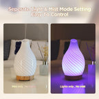 INRORANS Art Glass Essential Oil Diffuser - 160ml Ultrasonic Cool Mist Scent - Image 6
