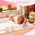 Boao 3 Pcs Bath Shower Pouf Sponge Mesh Pouf Shower Ball Exfoliating Body - Image 3