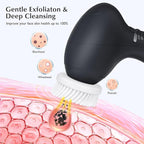 COSLUS Facial Cleansing Brush Silicone Face Scrubber: 7 in 1 FBS-D Electric - Image 3