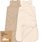 2-Pack Organic Baby Sleep Sacks, 100% Cotton by KeaBabies