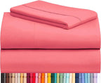 LuxClub 3 PC Twin Sheet Set, Deep Pockets Wrinkle Free Cooling Bed Sheets Hotel by LuxClub